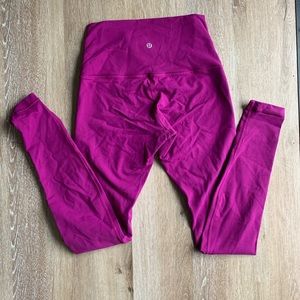 Lululemon fuschia leggings